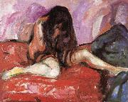 Edvard Munch Nude oil painting artist